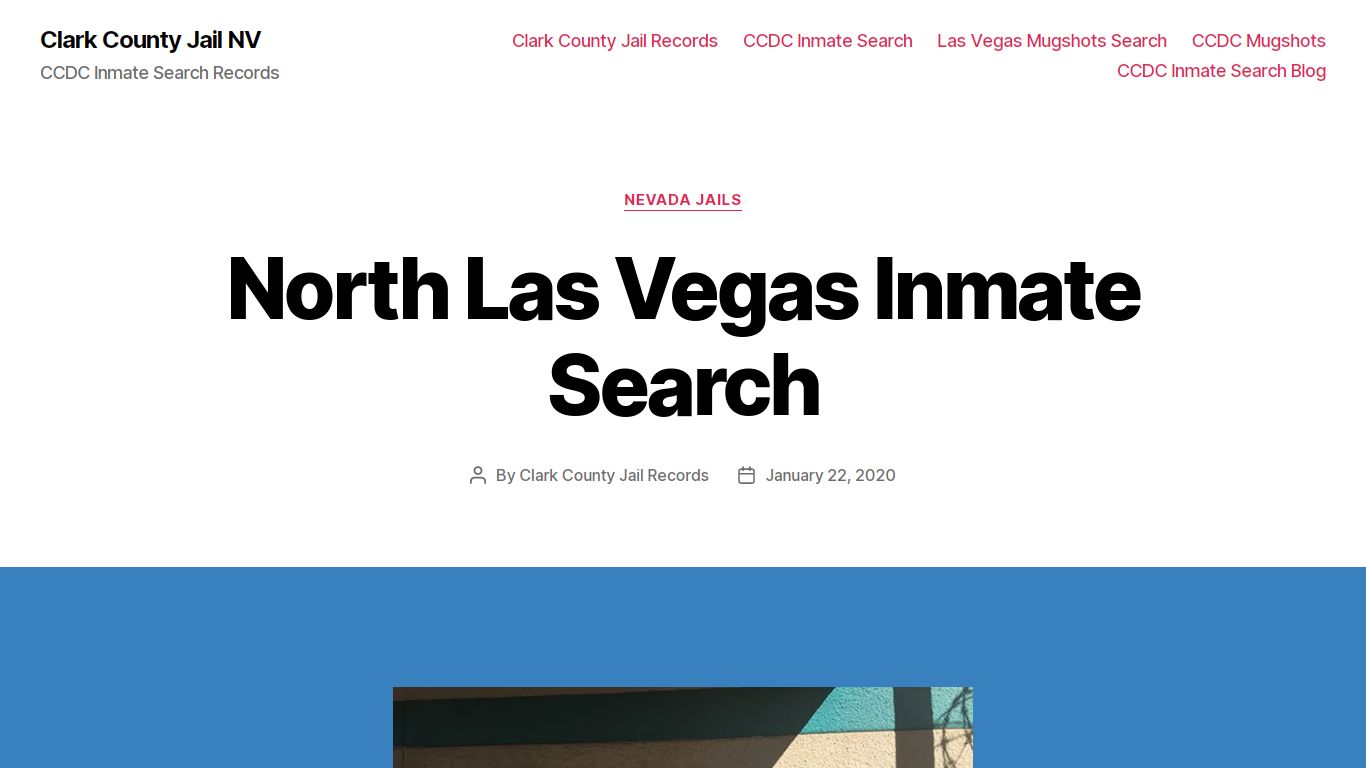 North Las Vegas Inmate Search - Clark County Jail NV